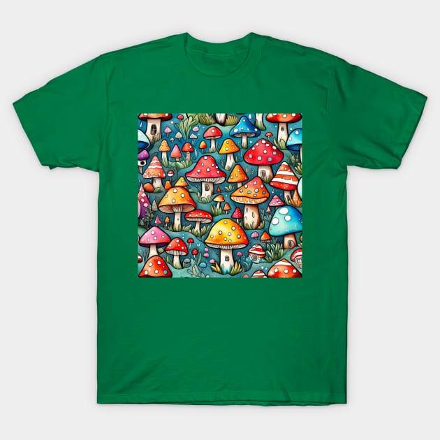 Cute mushrooms gift ideas T-Shirt by WeLoveAnimals